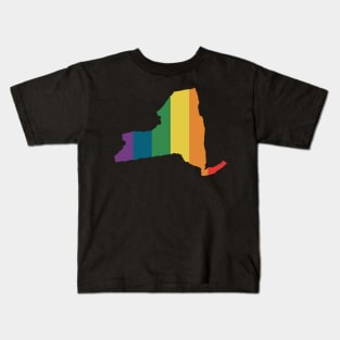 New York State Rainbow Kids T-Shirt